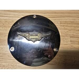Harley Davidson Shovelhead Outer Primary Bar and Shield Medallion Derby Cover